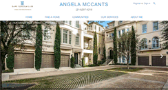 Desktop Screenshot of angelamccants.com