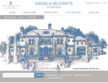 Tablet Screenshot of angelamccants.com